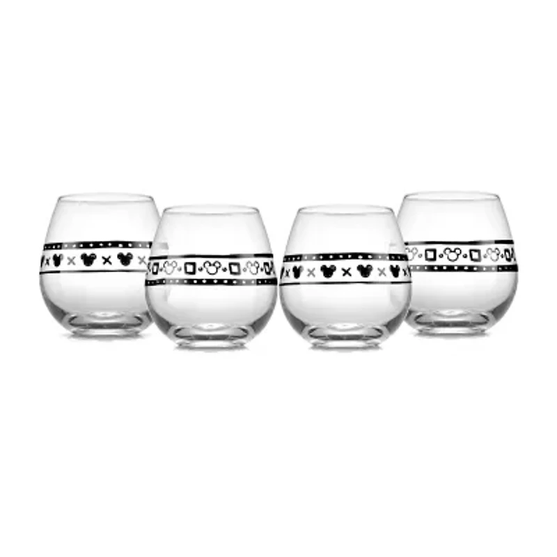 Joyjolt Geo Picnic 4-pc. Drinkware Set