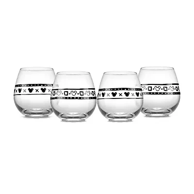 Joyjolt Geo Picnic 4-pc. Drinkware Set