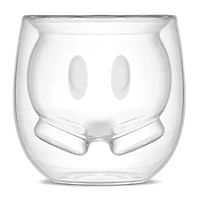 Joyjolt Mickey Pants And Minnie Skirt Double Wall 2-pc. Mickey Mouse Cappuccino Cup