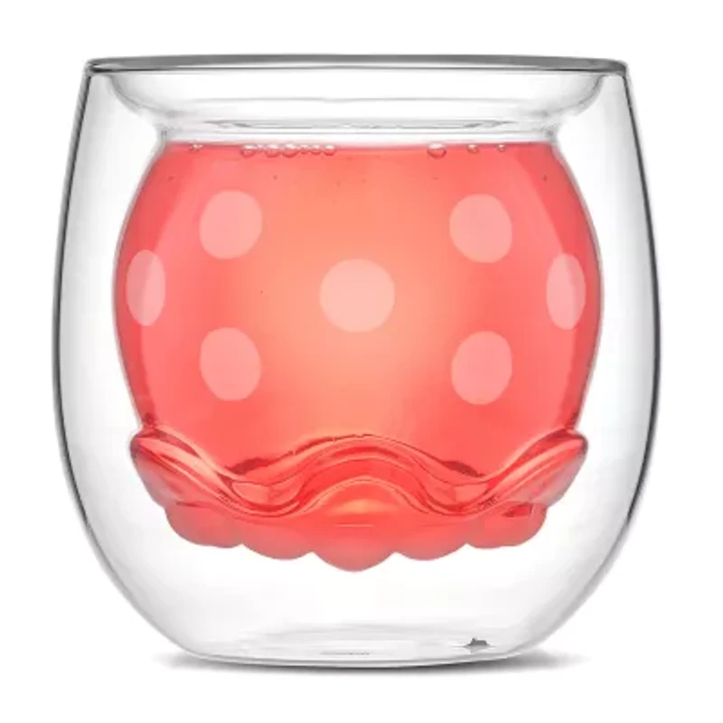 Joyjolt Mickey Pants And Minnie Skirt Double Wall 2-pc. Mickey Mouse Cappuccino Cup