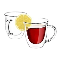 Joyjolt Serene 2-pc. Cappuccino Cup