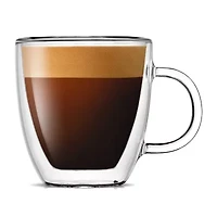 Joyjolt Savor 2-pc. Double Wall Espresso Cup