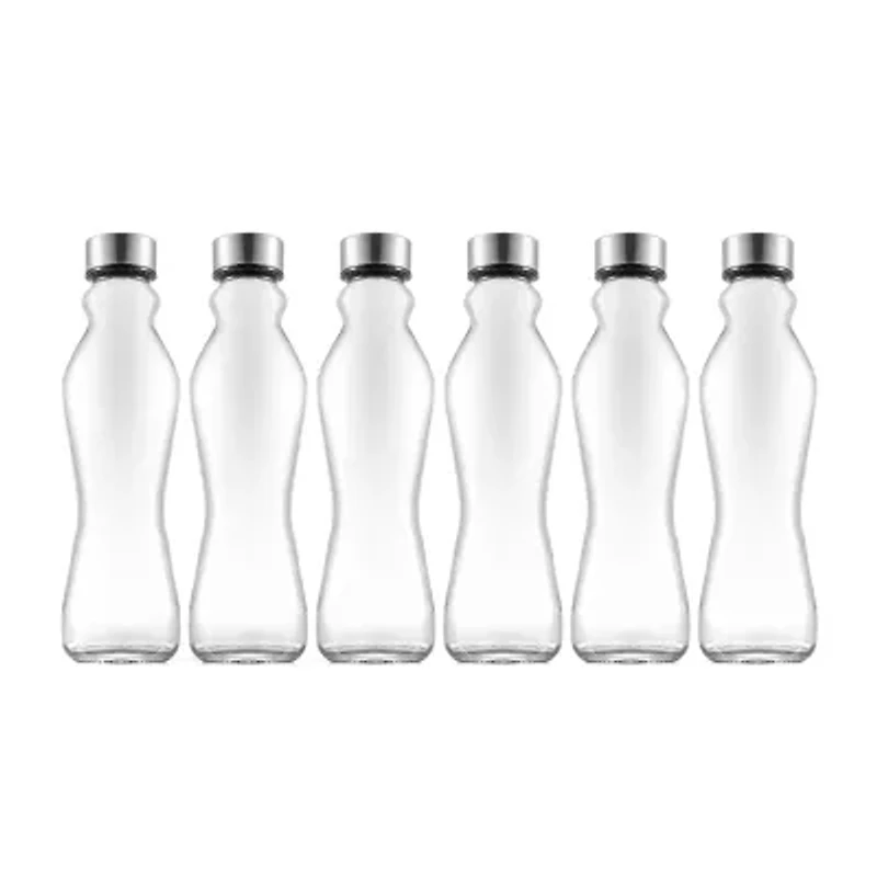Joyjolt Spring Glass 6-pc. Water Bottles