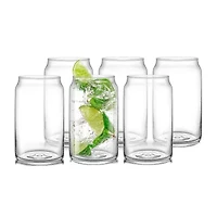 Joyjolt Beer Can 6-pc. Drinkware Set