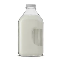 Joyjolt Glass Milk Bottles With Silicone Pour Lid Beverage Dispenser