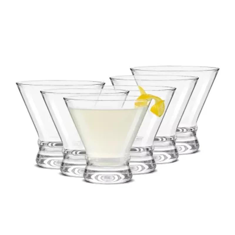 Joyjolt Afina Martini 2-pc. Martini Glass