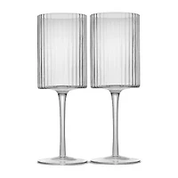Joyjolt Elle Red Wine 2-pc. Wine Glass