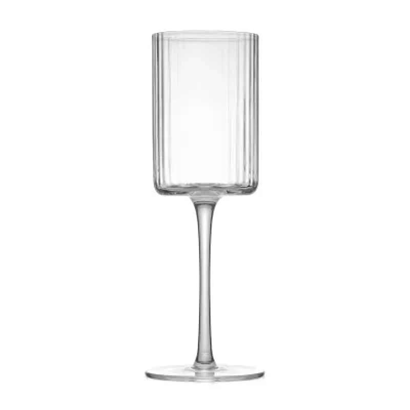 Joyjolt Elle White Wine 2-pc. Wine Glass