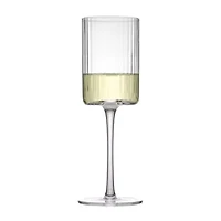 Joyjolt Elle White Wine 2-pc. Wine Glass