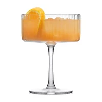 Joyjolt Elle Coupe Martini 2-pc. Martini Glass