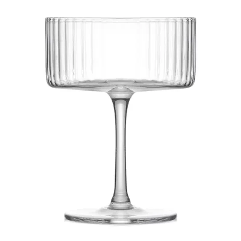 Joyjolt Elle Coupe Martini 2-pc. Martini Glass