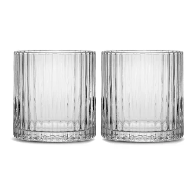 Joyjolt Elle Dof Glass 2-pc. Double Old Fashioned