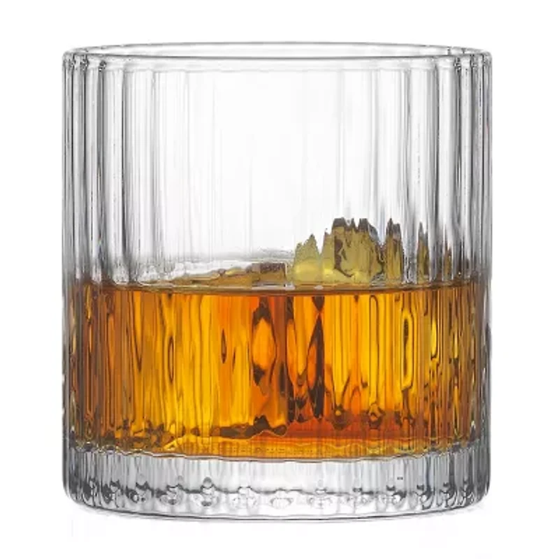 Joyjolt Elle Dof Glass 2-pc. Double Old Fashioned