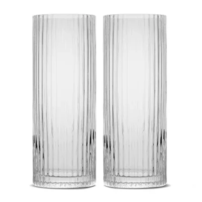 Joyjolt Elle Highball Set 2-pc. Highball Glasses
