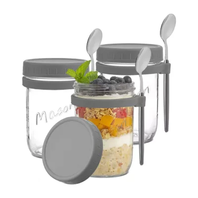 Joyjolt Overnight Oats Container 3-pc. Food Container