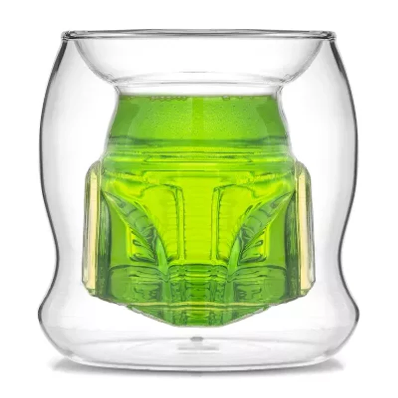 Joyjolt 3d Helmet Double Wall Boba Fett Star Wars Cappuccino Cup
