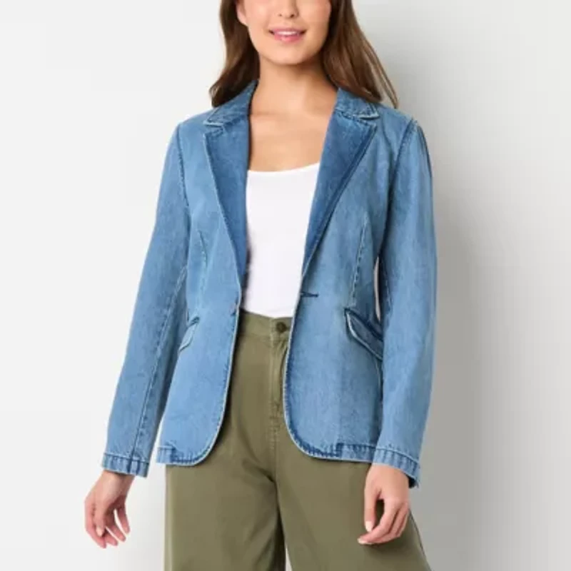a.n.a Soft Drape Womens Regular Fit Blazer