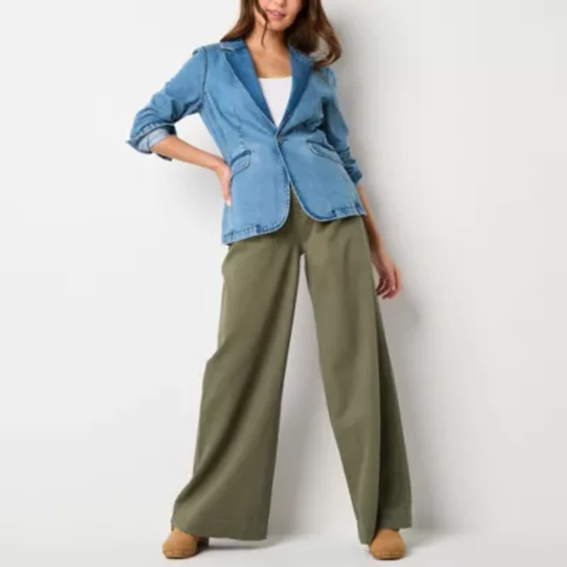 a.n.a Soft Drape Womens Regular Fit Blazer