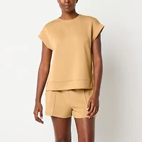 Stylus Womens Crew Neck Short Sleeve T-Shirt
