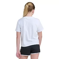 adidas Big Kid Girls Crew Neck Short Sleeve Regular Fit Graphic T-Shirt