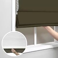 Insulating Energy Saving Cordless Blackout Roman Shade