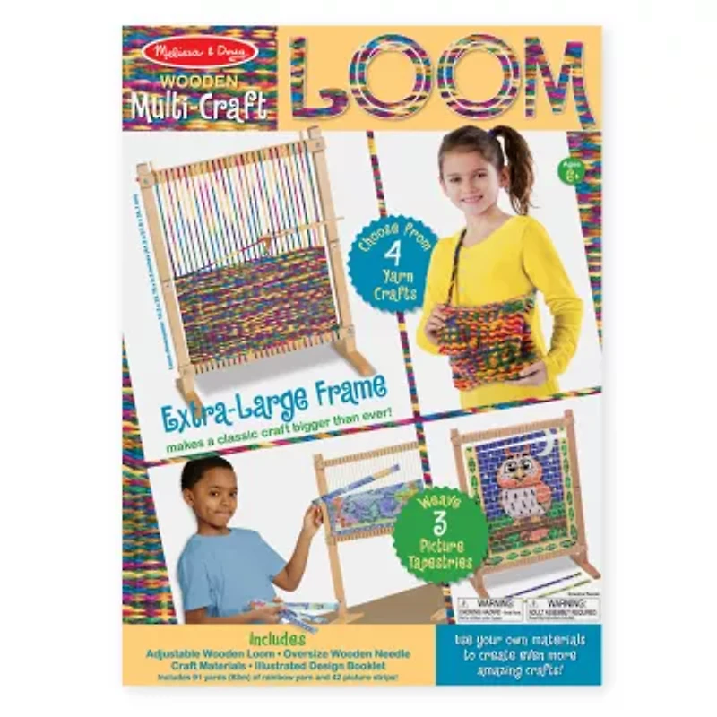 Melissa & Doug Multi-Craft Weaving Loom Craft Kit