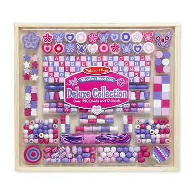 Melissa & Doug Deluxe Collection - Wooden Bead Set