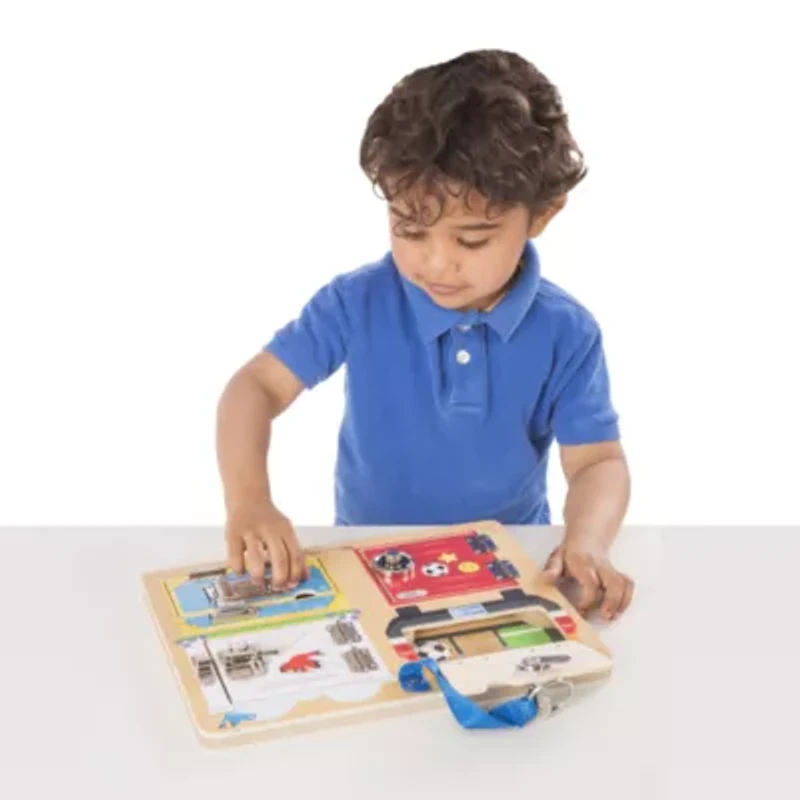 Melissa & Doug Locks & Latches Board Discovery Toy