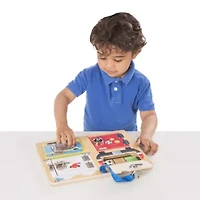 Melissa & Doug Locks & Latches Board Discovery Toy
