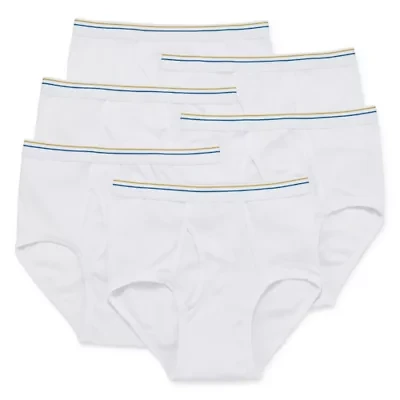 Stafford Dry + Cool Full-Cut Mens 6 Pack Briefs 302872