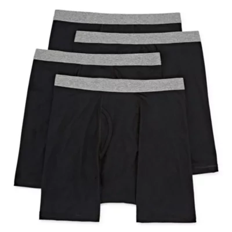 Stafford Dry + Cool Mens 4 Pack Boxer Briefs 302869