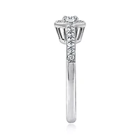 DiamonArt® Womens /8 CT. T.W. White Cubic Zirconia Sterling Silver Promise Ring