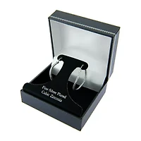 Sparkle Allure Womens Cubic Zirconia 32.2mm Hoop Earrings