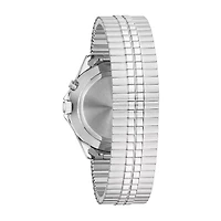 Caravelle Designed By Bulova Mens Silver Tone Stainless Steel Expansion Watch 43c124