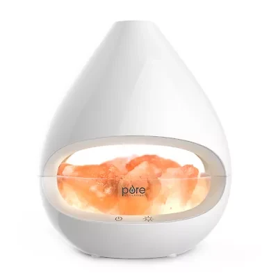 Pure Enrichment Pureglow Crystal Salt Lamp Oil Diffuser