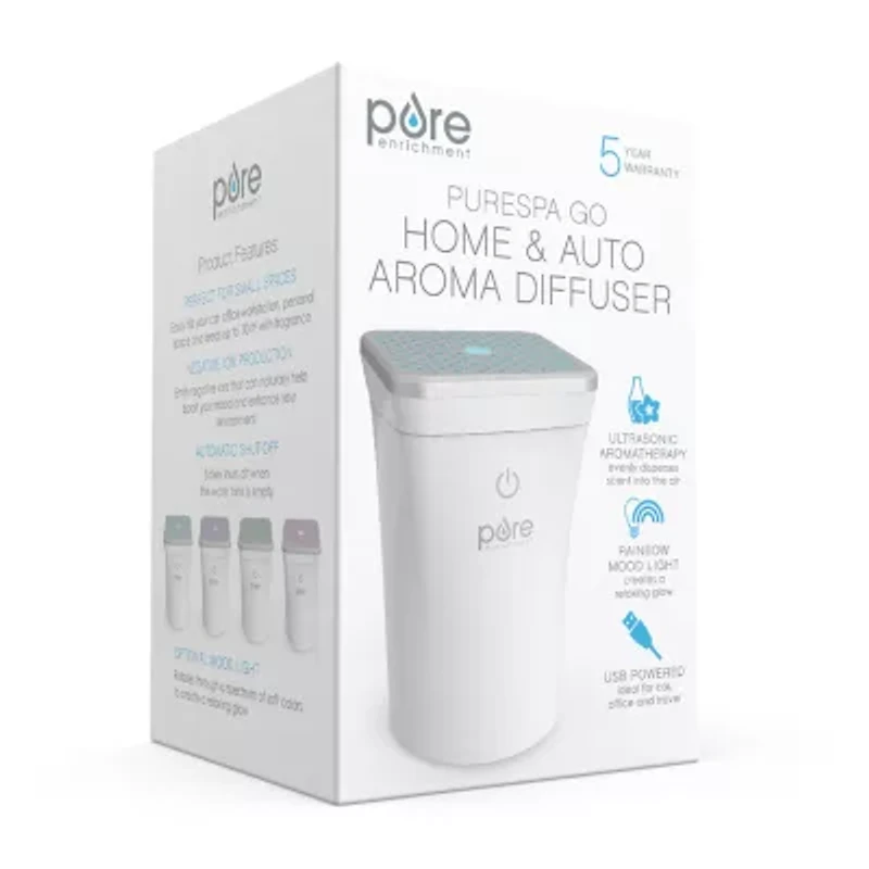 Pure Enrichment Purespa Go Home & Auto Aroma Oil Diffuser