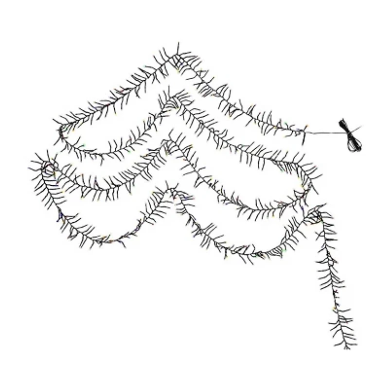Kurt Adler 2000-Light 65-Foot Cluster Garland with Multi-Color LED Lights