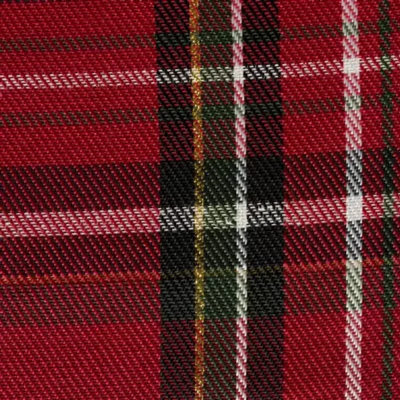 Design Imports Holiday Metallic Plaid 6-pc. Napkins