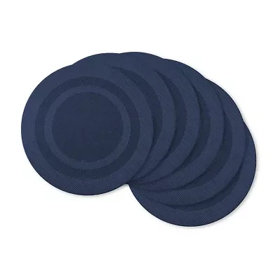 Design Imports Round Doubleframe 6-pc. Placemat