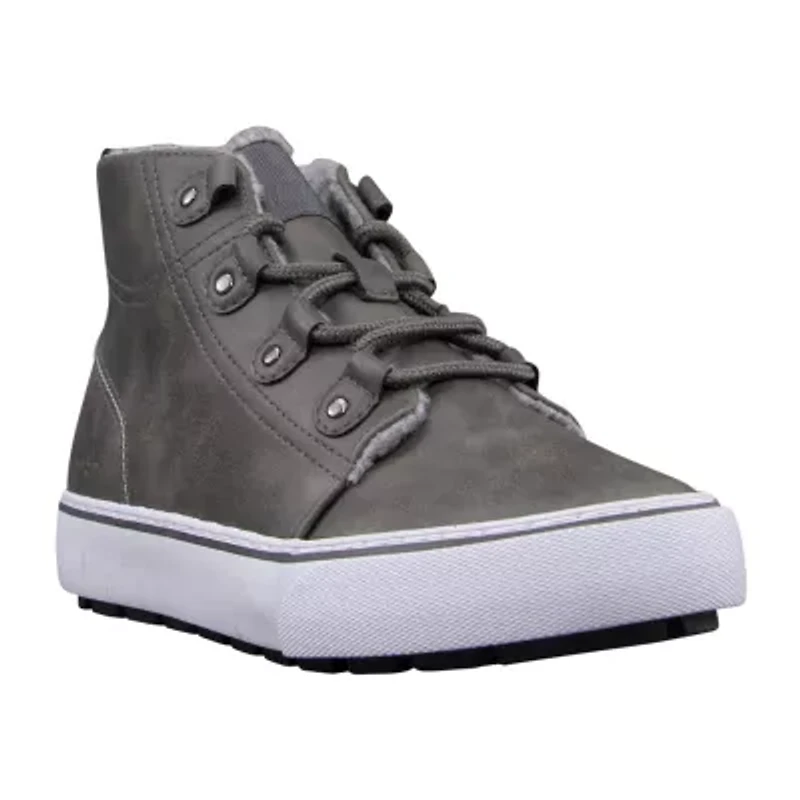 Lugz Womens Evergreen Flat Heel Lace Up Boots