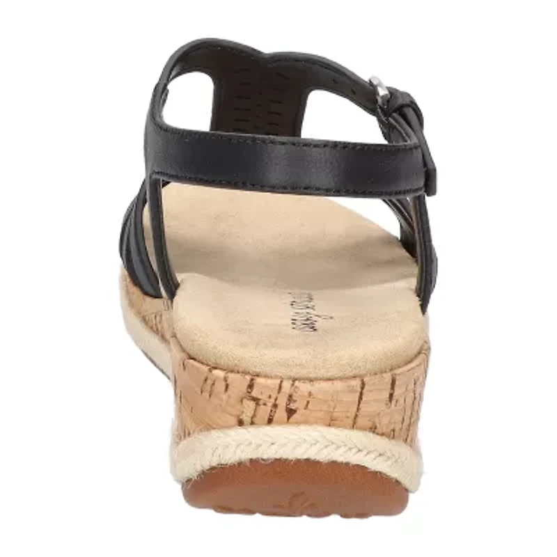 Easy Street Womens Dorinda Wedge Sandals