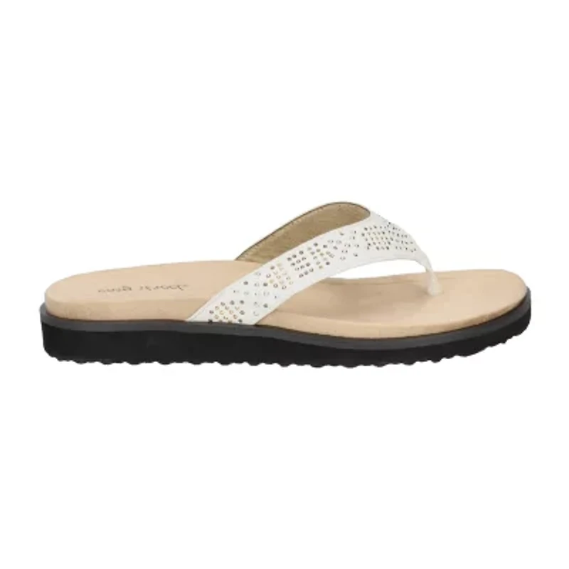 Easy Street Womens Stevie Flat Sandals