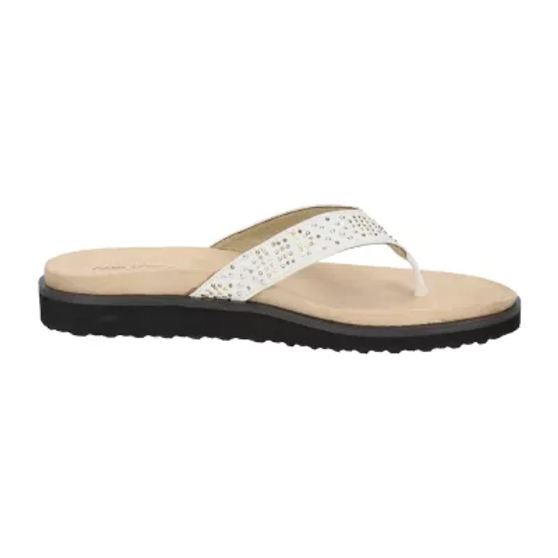Easy Street Womens Stevie Flat Sandals