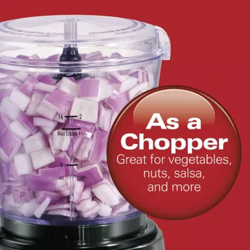 Hamilton Beach® Blender + Food Chopper Attachment