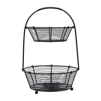 Gourmet Basics by Mikasa Tulsa 2 Tier Basket