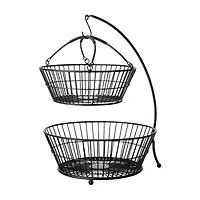 Gourmet Basics by Mikasa Tully 2 Tier Basket