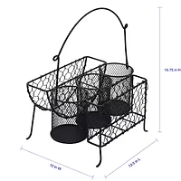 Gourmet Basics by Mikasa Farmers Market Picnic Caddy