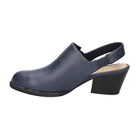 Easy Street Cyclone Womens Round Block Heel Pumps