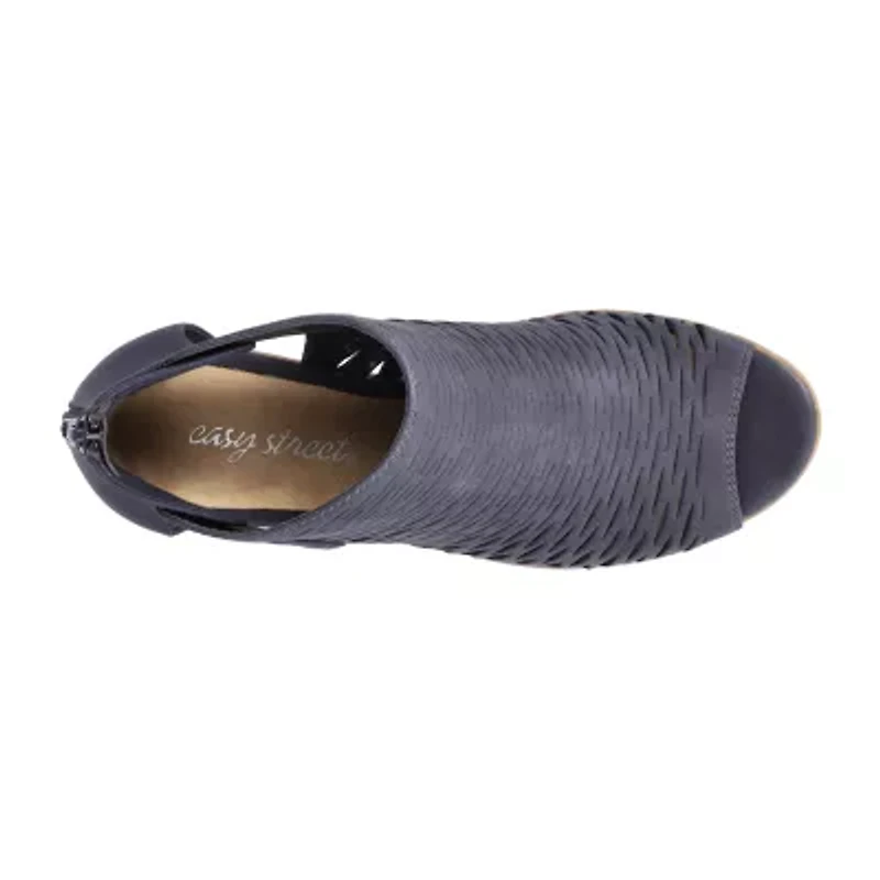 Easy Street Womens Sunrise Heeled Sandals