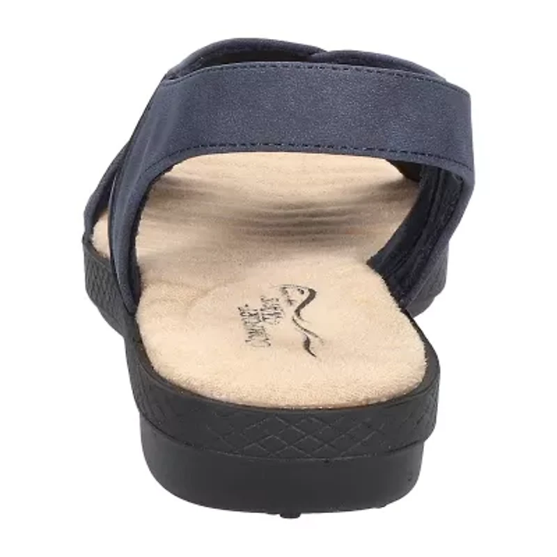 Easy Street Womens Claudia Wedge Sandals